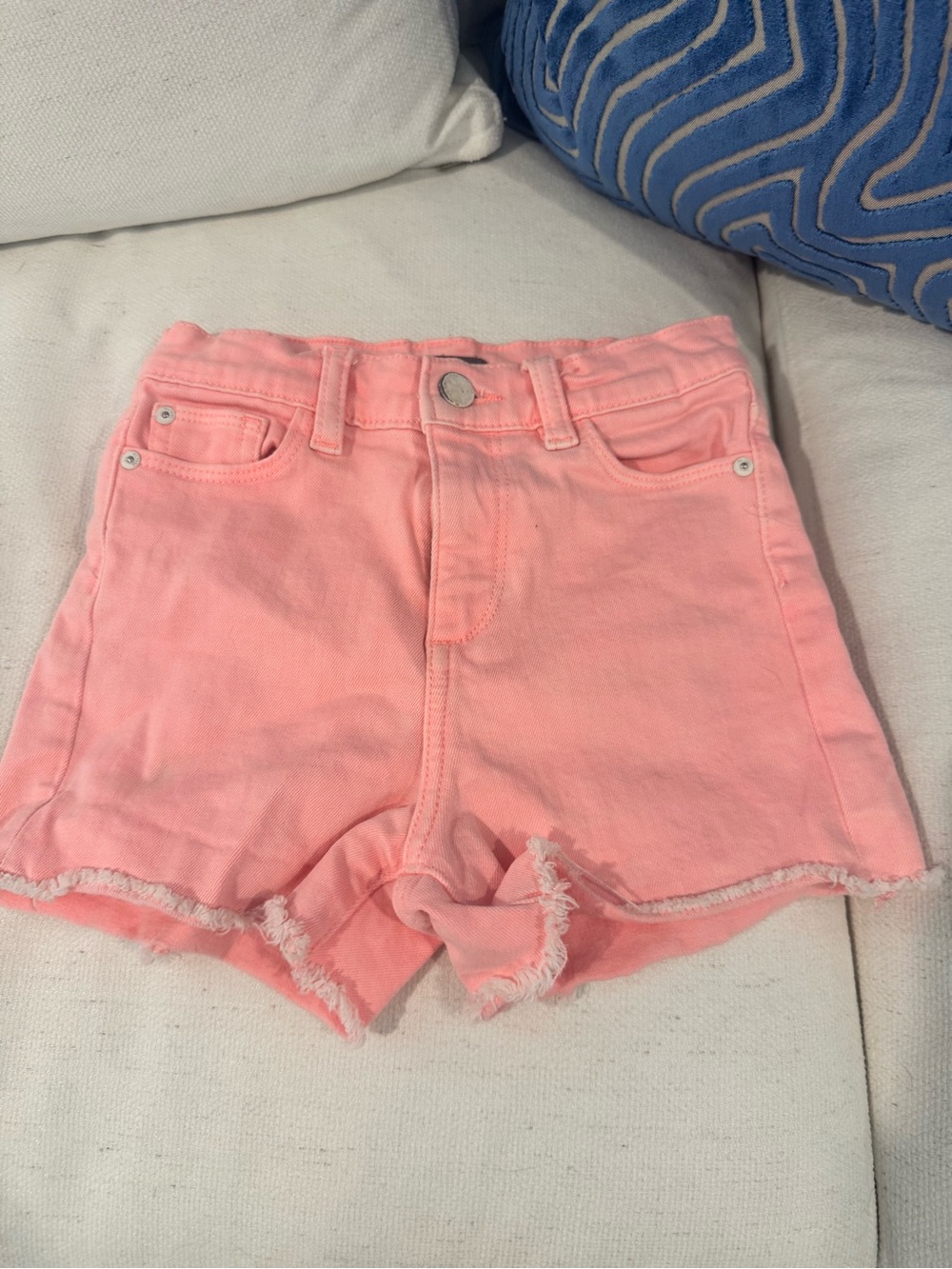 DL1961 High-Rise Frayed Hem Girl’s Shorts size 8